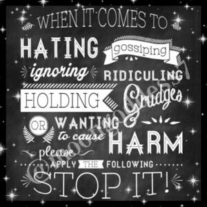 Can't we just all get along!!!! DON'T BUY THIS, IT'S JUST A SIGN xoxo